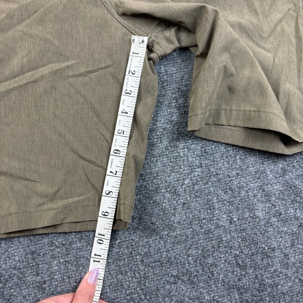 QUICKSILVER Men’s Tan Colored Amphibian Shorts Hybrod flat front size: 38 - Picture 9 of 9